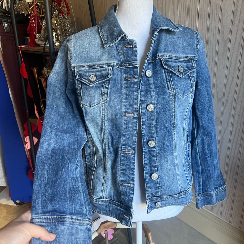 Chico's Light Blue Denim Jacket - Picture 2 of 8